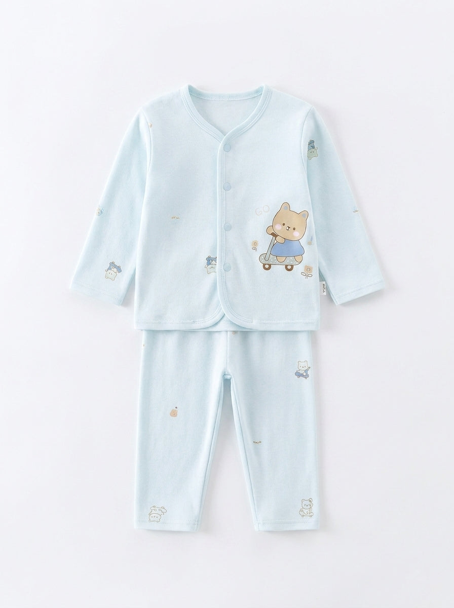 Kitty 2-Piece Premium Soft Cotton Full Sleeve Pajama Set