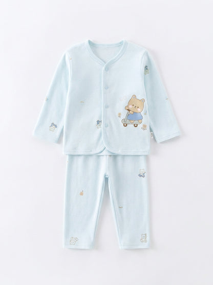 Kitty 2-Piece Premium Soft Cotton Full Sleeve Pajama Set