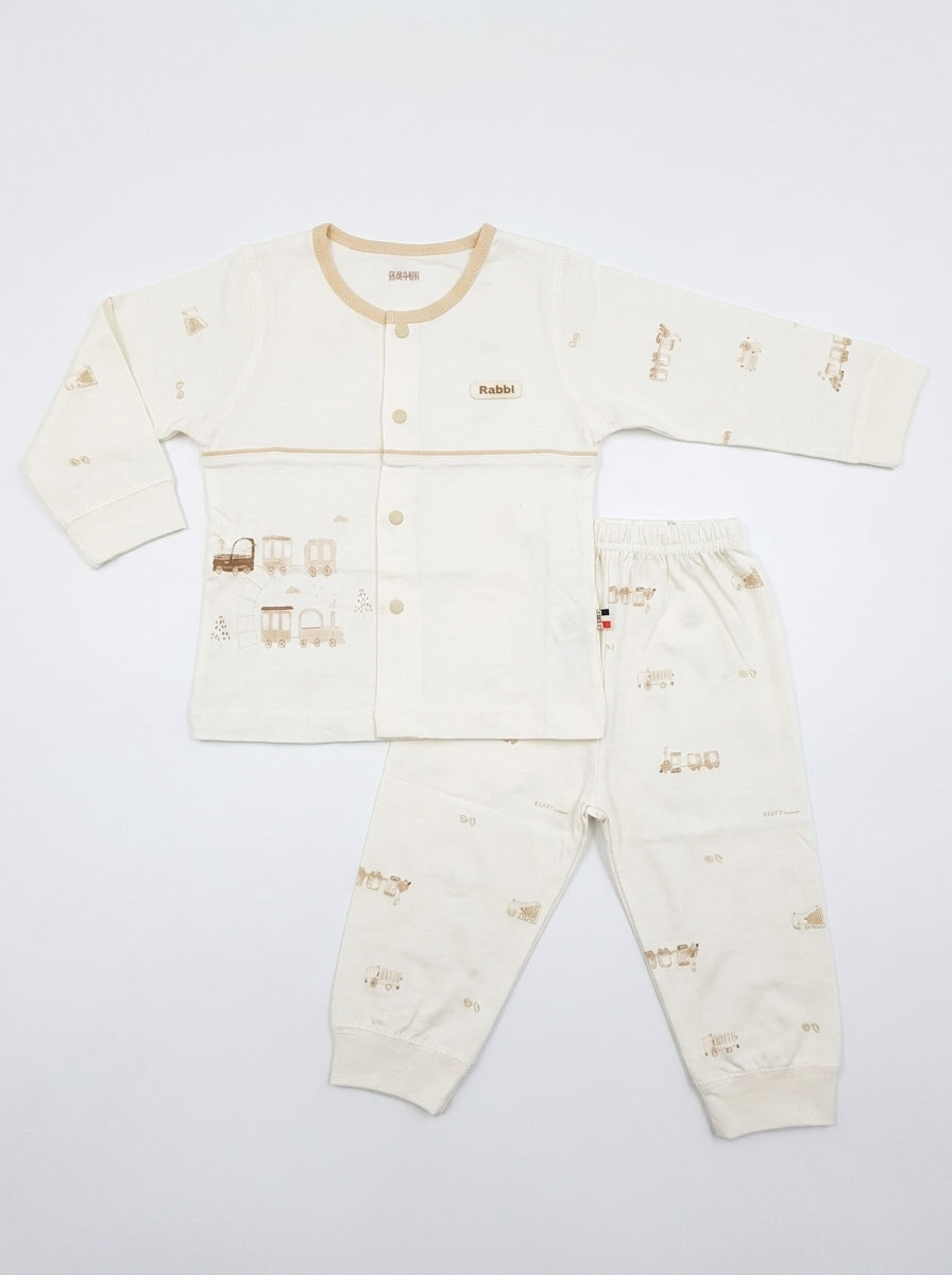 Rabbi Vehicle 2-Piece Premium Soft Cotton Full Sleeve Night Suit