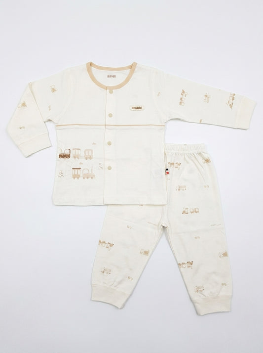 Rabbi Vehicle 2-Piece Premium Soft Cotton Full Sleeve Night Suit