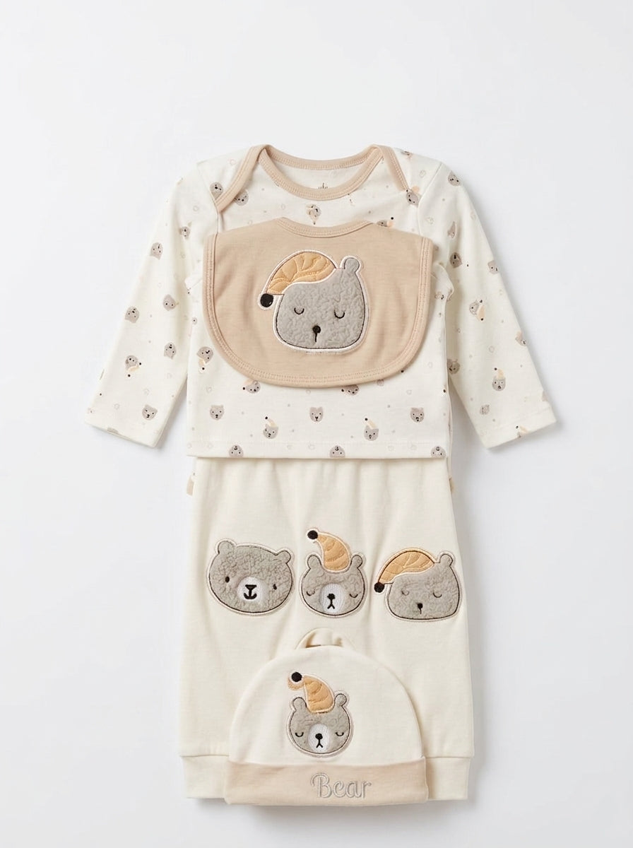 Luxurious 7-Piece Plush Velvet Baby Starter Set
