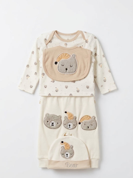 Luxurious 7-Piece Plush Velvet Baby Starter Set